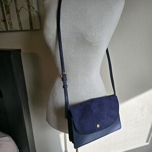 Lauren Conrad Navy Blue Crossbody Bag